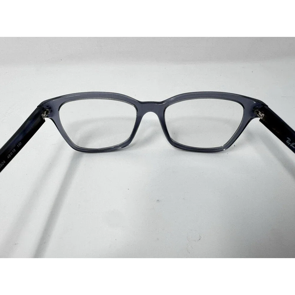 Ray-Ban RB1591 3924 Transparent Gray Eyeglass Frames 48-16-130 Authentic